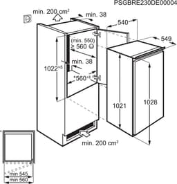 AEG SKB410F2AS - Inbouwkoelkast — thumbnail 8
