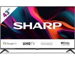 Sharp 43GL4260E - 43 inch - 4K UHD LED TV met Google TV