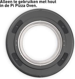 Solo Stove Lazy Susan Draaiplateau voor Pi Pizzaoven, Lazy PiZolo | Lazy Susan Hardware, 360° Rotatie voor je Pi Pizzaoven Alleen Hout, Staal/Rubber/Aluminium, Diameter: 52 cm — thumbnail 3