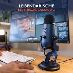 Blue Microphones Yeti - Microfoon - USB - Studiokwaliteit Streaming en Recording - Blauw — thumbnail 2