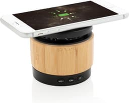 Xd Collection Speaker/oplader Bamboo Bluetooth 7 Cm Abs Naturel — thumbnail 5