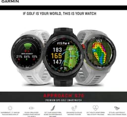 Garmin Approach S70 Premium GPS Golfhorloge 42 mm - Grijs — thumbnail 3