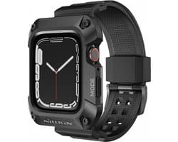 Nillkin DynaGuard Hoesje en Bandje Zwart Geschikt voor Apple Watch 4/5/6 44MM