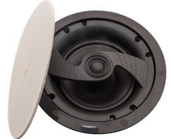 Luidspreker standaard Eagle - Speaker 8ohm - 2-weg plafondluidspreker - Box met verzonken magnetische grill - Wit
