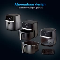 MEDION Airfryer MD10532 - 5,7 L - ca. 1700 W - 9 programma’s - Zwart — thumbnail 13