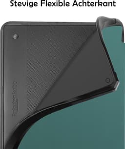 Hoes Geschikt voor Kobo Elipsa 2E - E-reader Bescherm Hoesje Case Sleep Cover Trifold - Hoes Geschikt voor Kobo Elipsa 2E Hoesje - Donkergroen — thumbnail 3