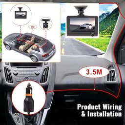 Lexium Dashcam voor auto - Dashcam - Dashcam voor auto voor en achter - Dashcam voor en achter - Dashcam voor en achter draadloos - Dual dashcam — thumbnail 3