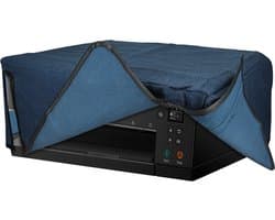 kwmobile printer hoes geschikt voor Canon Pixma TS6350 case - Linnen cover - Stofhoes voor printer in blauwgrijs