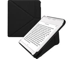 kwmobile e-reader hoesje geschikt voor Kobo Libra Colour hoes - Ereader flip case met standaard - E reader cover van kunstleer - In zwart