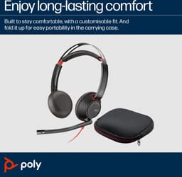 Hoofdtelefoon met microfoon Poly Blackwire 5220 — thumbnail 1