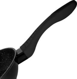 Cheffinger, Set van 3 Koekenpannen met Marmer Effect en Anti-aanbaklaag, Zwart — thumbnail 2