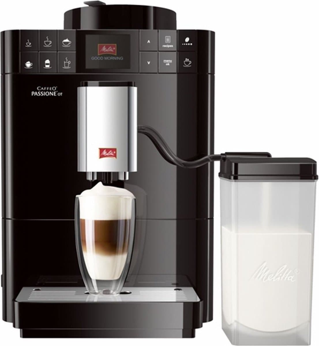Melitta Caffeo Passione One Touch F531-102 - Espressomachine - Zwart — afbeelding 1