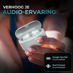 JLAB Go Pop + In-ear Draadloze oordopjes Met Noise-cancelling Wit — thumbnail 3
