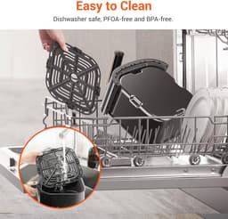 Airfryer 5L Met 11 Voorgeprogrammeerde Programma's - Slimme Heteluchtfriteuse Met Aanraakscherm, Wifi En Receptenapp — thumbnail 19