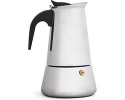 Kinvara Percolator Italiaans koffiezetapparaat - staal - zilver - 6kopjes - Koffiezetter
