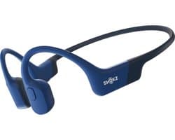 Shokz OpenRun USB-C Open-ear Sporthoofdtelefoon – Bone Conduction – Draadloos – IP67 – Blauw