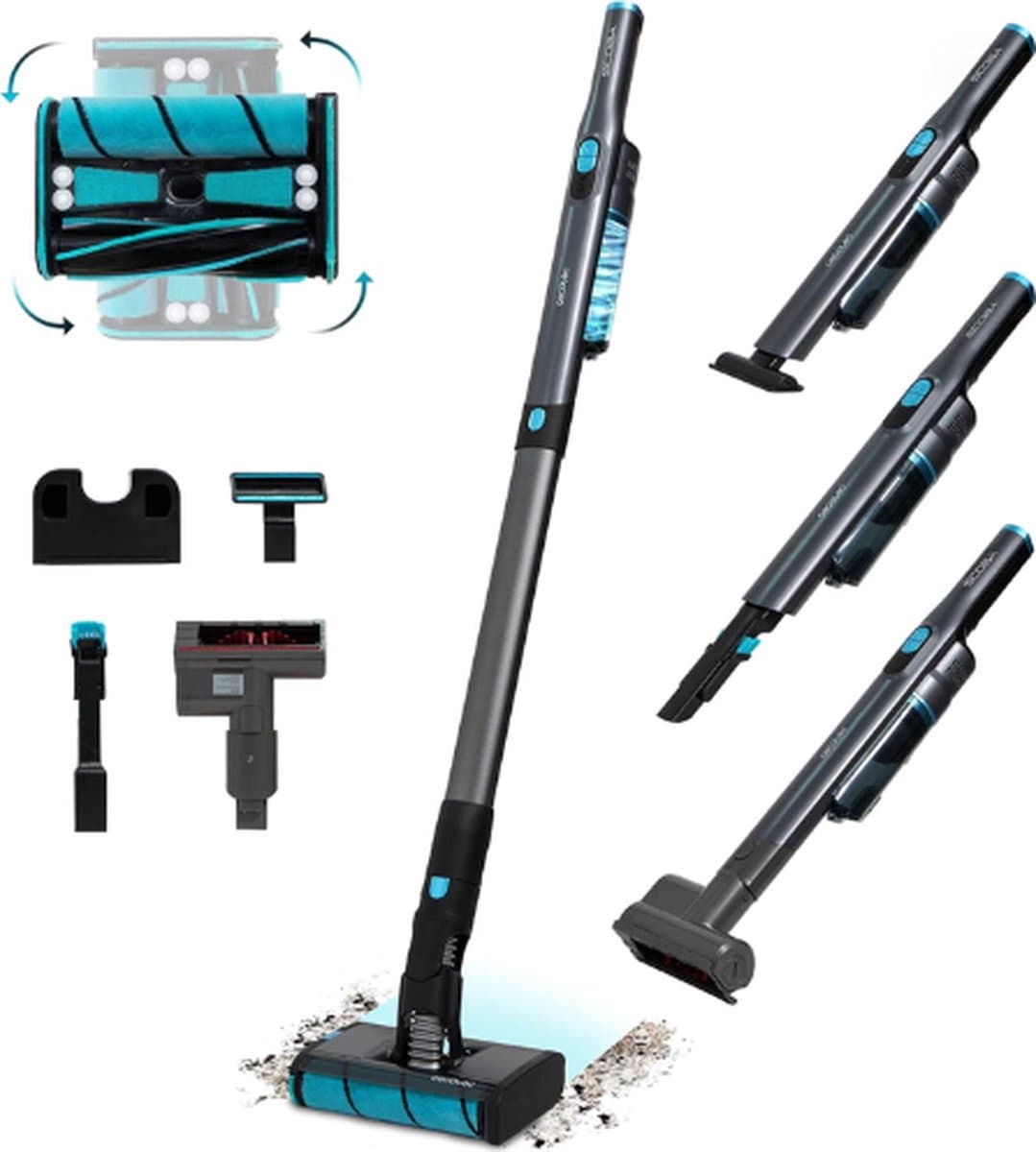 Cecotec® Steelstofzuiger - Steelstofzuiger Draadloos - Stofzuiger - Steelstofzuiger Zonder Zak Op Accu - Steelstofzuigers - Stofzuiger Draadloos - Vacuum Cleaner Wireless - Stofzuiger Zonder Zak — afbeelding 1