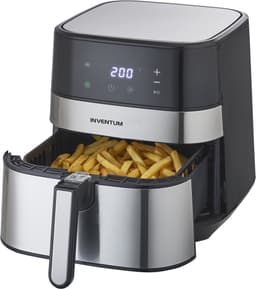 Inventum GF500HLD Airfryer XL - 5L - 8 programma's - 80-200 °C - Tot 5 personen - Zilver/Zwart — thumbnail 8