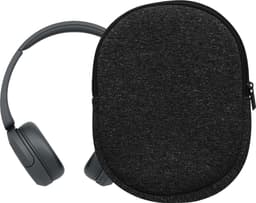 kwmobile hoes geschikt voor Sony WH-CH520 / WH-CH510 / MDR-ZX110 - 22,5 x 17 cm - Beschermhoes voor headset in antraciet / wit - Van neopreen — thumbnail 4