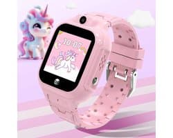 Forever, Kinderhorloge met WiFi en SIM-kaart Video-oproepen en GPS, Roze