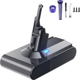 Verbeterde Batterij Set Geschikt voor Dyson V8 Inclusief HEPA-Filter - Absolute Dyson V8 - Accu Voor Dyson V8 Absolute, Fluffy & Animal - 6000mAh — thumbnail 1