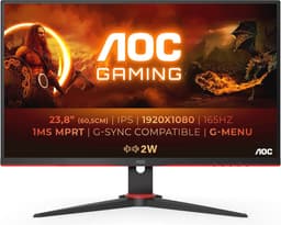 24 Inch FHD Gaming Monitor - 165Hz, IPS, 1ms MPRT, Hoogte Aanpassen, HDMI en DisplayPort — thumbnail 1