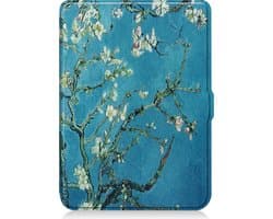Hoesje Geschikt voor Kobo Nia Hoes Book Case - eReader Hoes Geschikt voor Kobo Nia Hoesje Book Cover - Bloesem