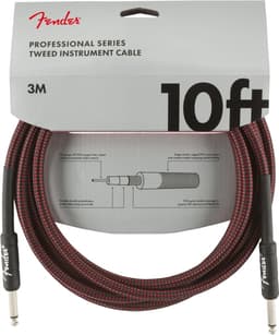 Fender Professional Series tweed instrumentkabel 3 m - Instrumentenkabel — thumbnail 1