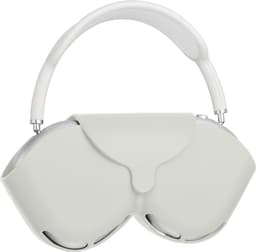 kwmobile cover voor over-ear koptelefoon - geschikt voor Apple AirPods Max / AirPods Max 2 - Van flexibel silicone - In wit — thumbnail 4