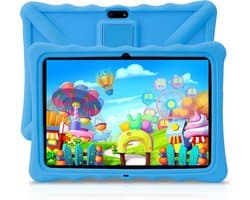 ZINLY® Kindertablet XL - Tablet - 10 inch - 5000 mAh batterij - Android 10.0 - Langdurig gebruik - Kids Proof - Kinder tablet voor kinderen vanaf 3 jaar - Incl beschermhoes & Ouderlijk Toezicht App - Blauw