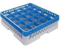 EMGA VaatwasKorf voor glazen met een steel Ø9.0cm (h)12.0cm - 25 compartimenten