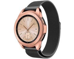 Milanees Smartwatch bandje - Geschikt voor  Samsung Galaxy Watch Milanese band 42mm - zwart - Horlogeband / Polsband / Armband