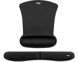 MADGIGA HW-002 Polssteun - Muismat - Polssteun - Zwart - ANTI SLIP - Gaming - Ergonomisch - Muisarm - Polsklachten - Computer - Laptop