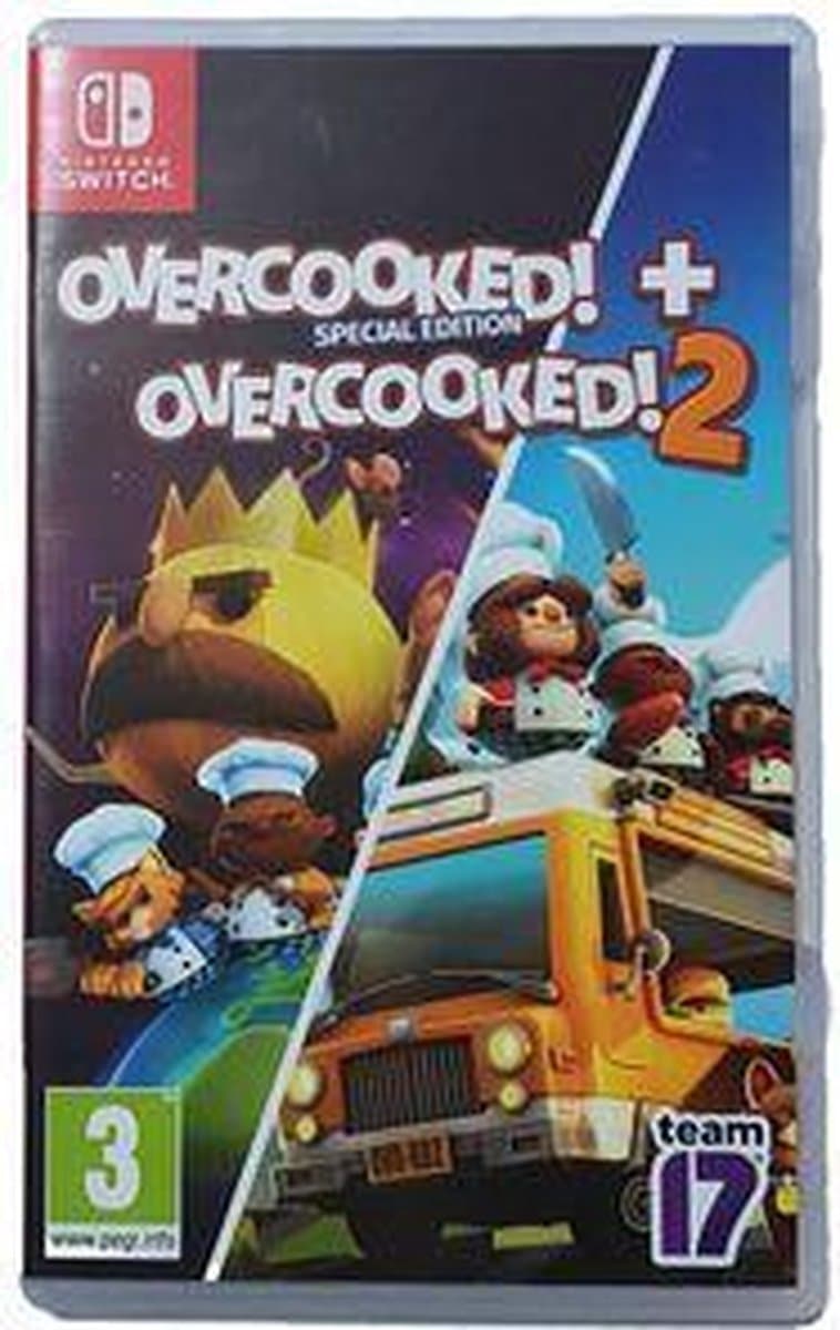 Overcooked + Overcooked 2 (Switch) — afbeelding 1