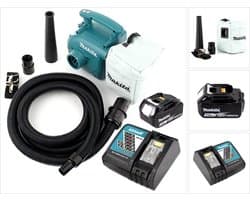 Makita DVC 350 RF1 snoerloze stofzuiger 18V + 1x oplaadbare accu 3.0Ah + lader