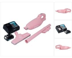 Makita CL108FDSAP Steelstofzuiger roze 12V Max 2.0Ah