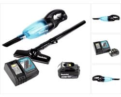 Makita DCL 180 RT1 B accu stofzuiger 18 V zwart + 1x oplaadbare accu 5.0 Ah + lader