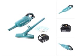 Makita DCL 182 G1 accustofzuiger 18 V + 1x accu 6,0 Ah - zonder oplader — thumbnail 1