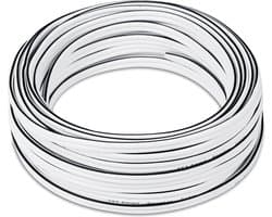 Teufel luidsprekerkabel 2.5mm² - luidsprekerkabel 2 x 2 -5 mm² 15m - wit