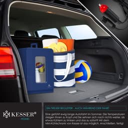 KESSER® Tafelmodel Koelkast 15 Liter AC DC 220-240V en 12V - Mini Koelkast Vrijstaand met Verwarmingsfunctie - Koelbox ideaal voor Auto en camperen - — thumbnail 17