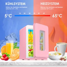 KESSER® Tafelmodel Koelkast 15 Liter AC DC 220-240V en 12V - Mini Koelkast Vrijstaand met Verwarmingsfunctie - Koelbox ideaal voor Auto en camperen - — thumbnail 10