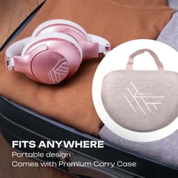 PowerLocus P3 - Bluetooth Koptelefoon – Draadloos – Over-ear – incl. Premium Case – 50 uur batterijduur – Microfoon - Rose Gold — thumbnail 7