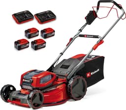 Einhell Professional Accu Grasmaaier GP-CM 36/52 S BL Li Kit - Power X-Change - 36 V/Li-ion - Maaibreedte: 52 cm - Aanbevolen gazonoppervlakte: tot 1200 m² - 65 L opvangzak - Maaihoogte: 25-80 mm - Incl. 4x 5.2 Ah Accu en 2x DUO-lader — thumbnail 1