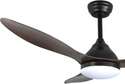 CristalRecord - Plafondventilator Stel Ø 120 cm hout zwart — thumbnail 5