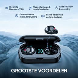 Otiume Draadloze Oordopjes - Bluetooth Headset - Zwart — thumbnail 2