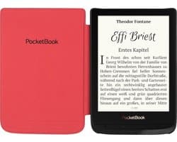 PocketBook | Comfort Shell Cover | Beschermhoes | Basic Lux 4 | Rood | Bloemen