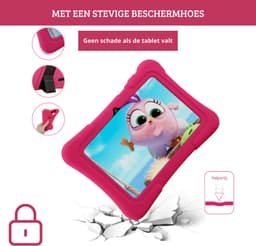 Pritom® Kindertablet – Tablet vanaf 3 jaar – Quad Core Processor - 7 inch Kids Tablet – Andriod 10 – 32 GB – WiFi – Bluetooth – Standaard Educatieve Software Geïnstaleerd – Ontspannend & Leerzaam – Spelenderwijs Leren - Kindvriendelijk - Blauw — thumbnail 3
