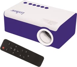 Lexibook Mini HD-videoprojector, thuisbioscoop, ingebouwde luidspreker, inclusief afstandsbediening, HDMI / USB / AV / Micro SD-connectiviteit, blauw / wit, PRJ150 — thumbnail 1