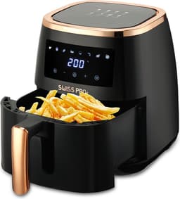 Swiss Pro+ Airfryer SP-AF6.5L.BG airfryer XXXL - Intelligente Heteluchtfriteuse Digitaal- 6.5 L - XXXL 1500W Black/rose gold — thumbnail 2