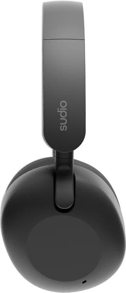 Sudio K2 - Zwart - draadloze koptelefoon - Bluetooth - 3.5mm audiojack - ANC - USB-C tot 35 uur afspeeltijd — thumbnail 2